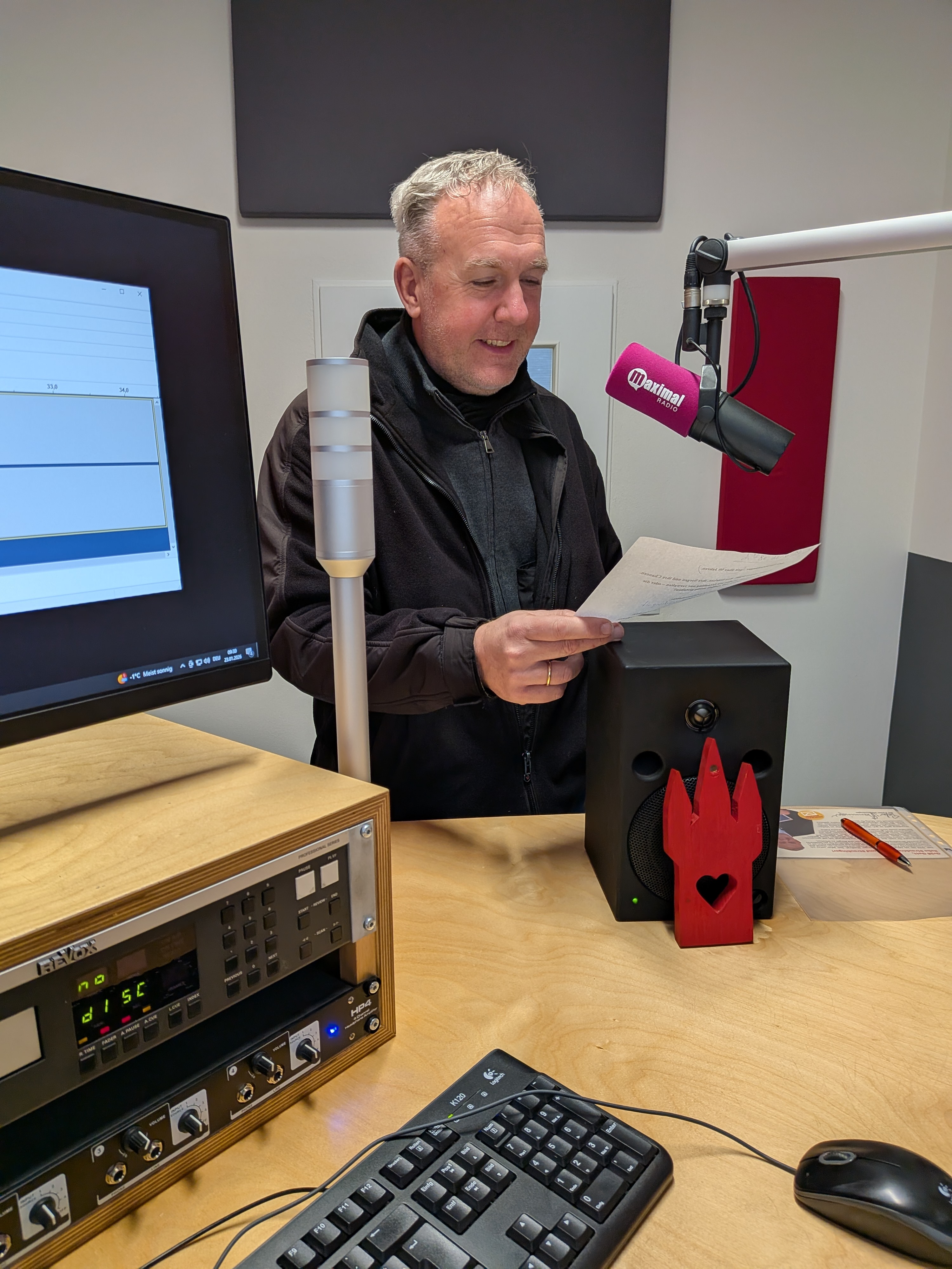 Interview zur Kommunalwahl bei Radio Maximal